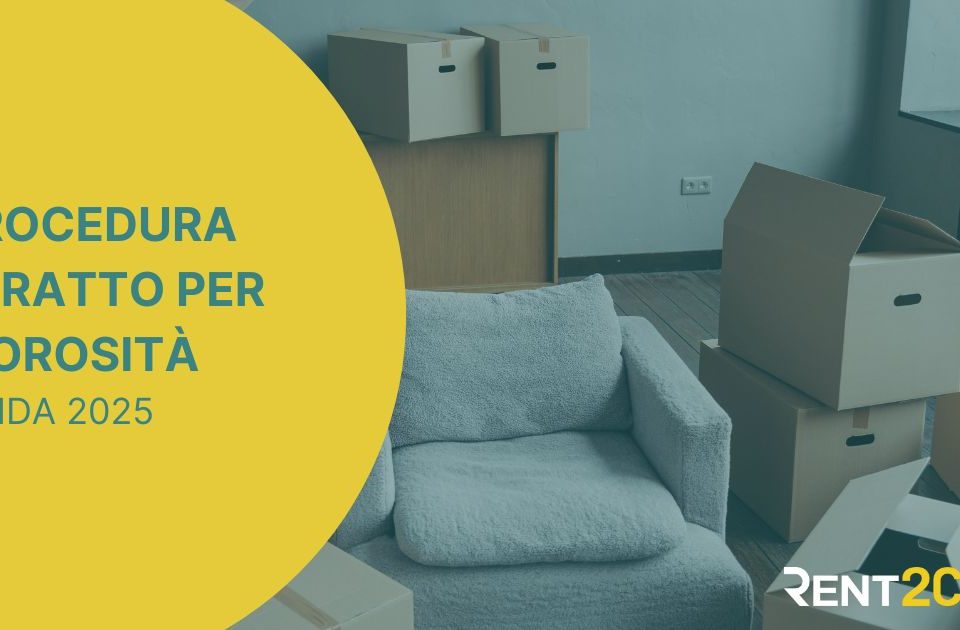 Illustrazione procedura di sfratto per morosità