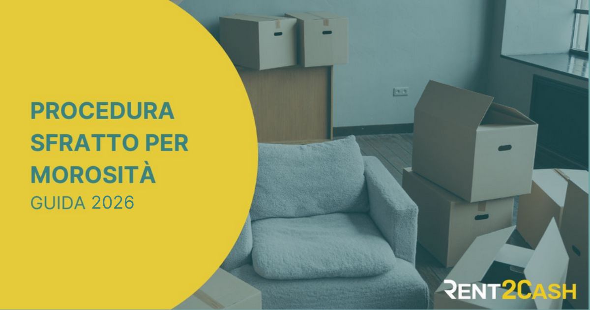 Illustrazione procedura di sfratto per morosità
