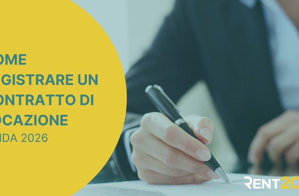 Illustrazione di guida come registrare un contratto di affitto