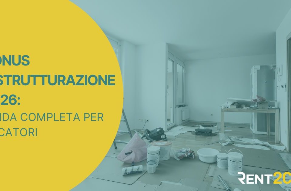 Bonus ristrutturazione 2026: 50% prima casa, 36% seconda casa, le novità per chi affitta